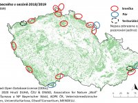 Vlčí teritoria 2018/2019